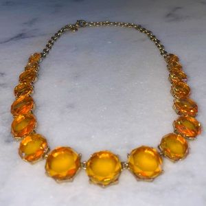 JCrew Yellow Crystal Necklace ✨ NWOT